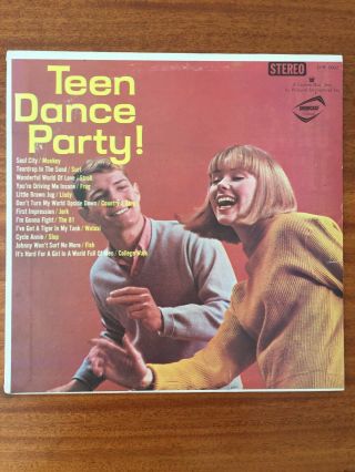 Mega Rare Velvet Underground Lou Reed Teen Dance Party Lp On Showcase 1965