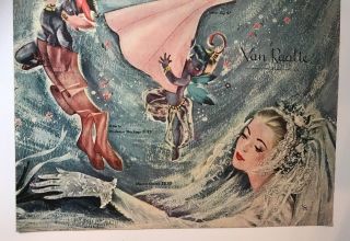 Van Raalte 1940s Vintage Print Ad Womens Lingerie Fashion Accessories Fairies 4