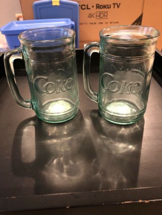 Coca Cola Glass Mug - Set Of 2