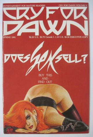 Cry For Dawn Volume V 5 1st Print Cfd Comics 1991 Joseph Michael Linsner Monks