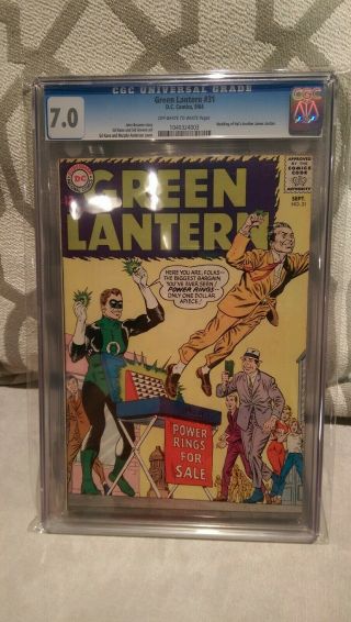 Green Lantern 31 Cgc 7.  0 1964