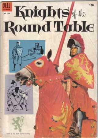 Knights Of The Round Table Four Color Comic Book 540 Dell Comics 1954 Fine -