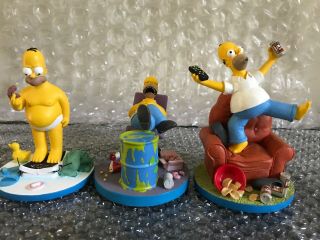 Misadventures Of Homer Statues The Simpsons Bart Lisa Marge