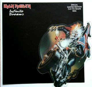 Ex/ex Iron Maiden Infinite Dreams Vinyl Shaped Picture Pic Disc
