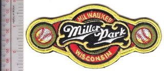 Beer Baseball Miller Park Stadium Milwaukee Brewers Promo Patch Wisconsin Usa