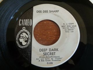 Hard One,  Dee Dee Sharp,  Deep Dark Secret,  Cameo Promo 335,  Strong Vg,