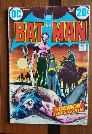 Batman 244 Dc Comic 1972 Neal Adams Cover