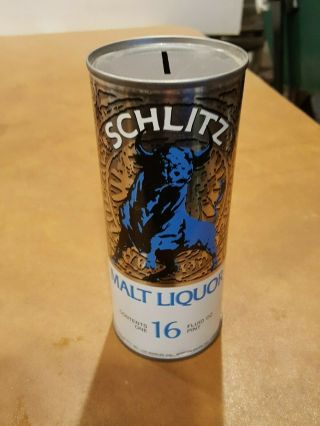 16 Oz Schlitz Malt Liquor Beer Can Bank