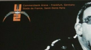 U2 360 LIVE IN FRANKFURT and PARIS and GLASTONBURY 2010.  GREEN VINYL ALBUM. 2
