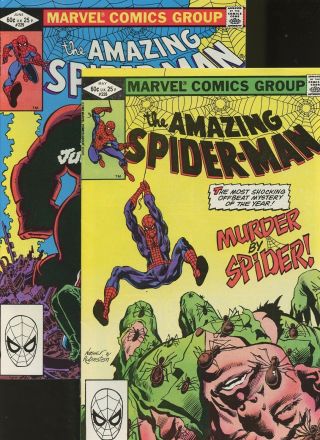 Spider - Man 228,  229,  230,  231,  232,  262 6 Books Marvel Comics,  Peter Parker 2