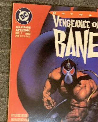 Batman Vengeance of Bane 1 and 2 first appearance of Bane 3