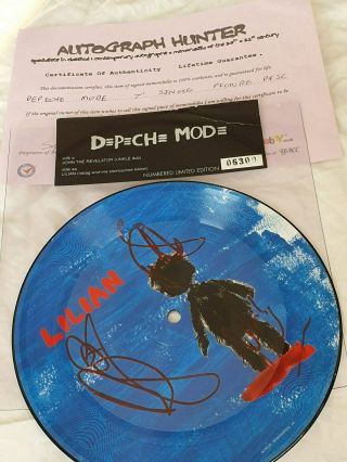 Depeche Mode - John The Revelator Ltd Ed 7 " Picture Disc - Signed By All 3