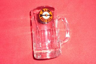 Vintage Large A & W Root Beer Glass Mug Bullseye Logo