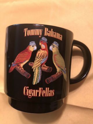 Rare (hard To Find) Tommy Bahama Collector Series “cigarfellas” Large Mug