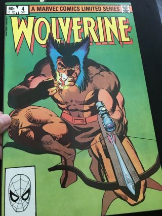 Wolverine 4 (dec 1982,  Marvel) Nm In Plastic