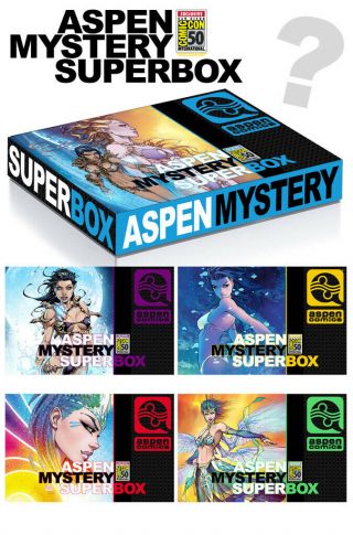Aspen Mystery Purple Box San Diego Comic Con 2019 Exclusive