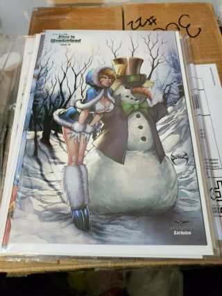 Grimm Fairy Tales Alice In Wonderland 3 Zenescope Exclusive (nm) Gft Sexy Comic