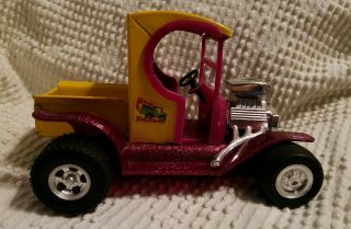 Vintage Tonka Hot Hauler Die Cast Hot Rod Purple And Yellow Made In Usa