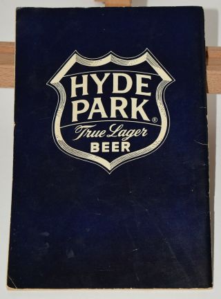 Hyde Park Beer Breweries Association Famous International Recipes Booklet