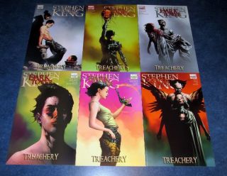 Stephen King The Dark Tower Treachery 1 2 3 4 5 6 1st Print Marvel Comic Set