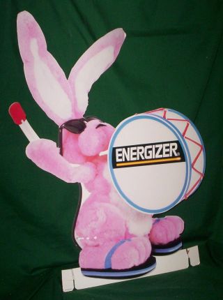 Energizer Bunny Cardboard Sign