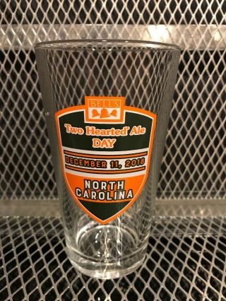 Bells Brewing Two Hearted Ale Day Charlotte Nc Dec 11,  2018 16 Oz Pint Glass X