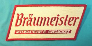 Vintage Brewery Employee Uniform Braumeister Beer Large Jacket Patch