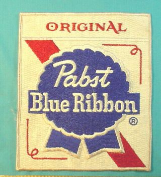Vintage Brewery Employee Uniform Pabst Beer Large Size Jacket Patch