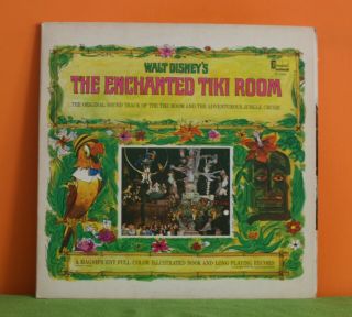 Disney - The Enchanted Tiki Room - Disneyland 1968 With Book Vinyl Lp Record