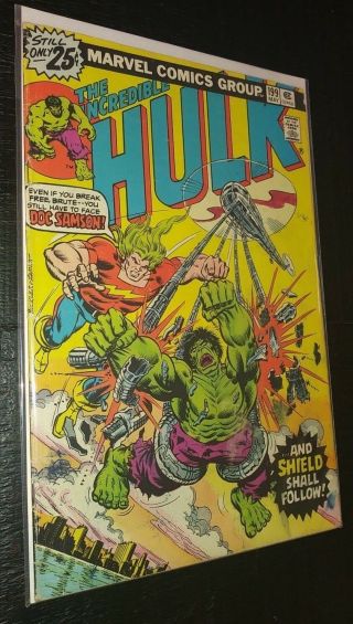 1976 Marvel The Incredible Hulk Issue 199 Comic Book Vintage Rare Sleeved/board