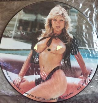 Samantha Fox Limited Edition Interview Picture Disc 1987 Uk Pressing
