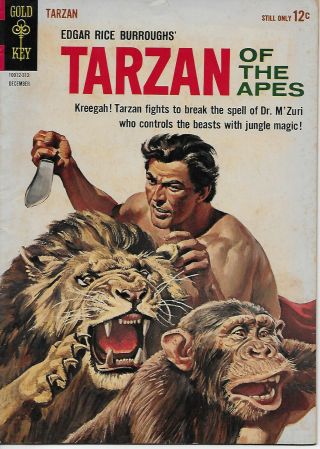 Tarzan Of The Apes 139 Edgar Rice Burroughs Gold Key 1963