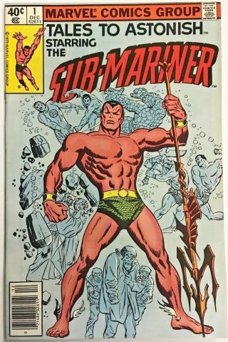 Tales To Astonish 1 Vf/nm 1979 Sub - Mariner Marvel Bronze Age Comics
