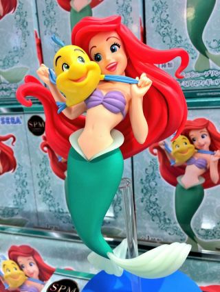 Sega Prize Disney Princess The Little Mermaid SPM Premium Figure Ariel Flounder 3