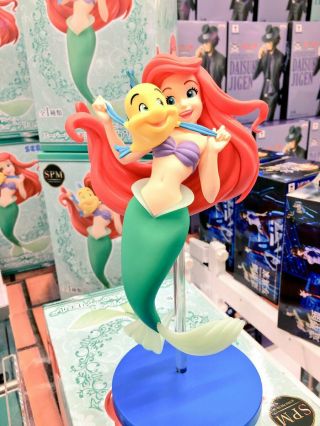 Sega Prize Disney Princess The Little Mermaid SPM Premium Figure Ariel Flounder 4