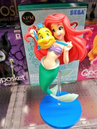 Sega Prize Disney Princess The Little Mermaid SPM Premium Figure Ariel Flounder 5