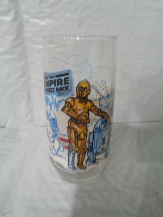 Vintage Burger King - Star Wars - Empire Strikes Back Collectible Glass