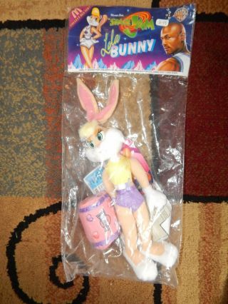 Looney Tunes 1996 Space Jam Mcdonalds Plush Lola Bunny Toy 9 " Vintage