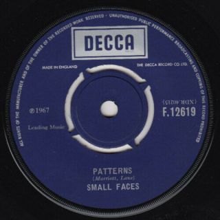 Small Faces Patterns / E Too D Rare M - Uk 45 Mod Garage Freakbeat Listen