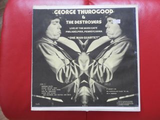George Thorogood & Destroyers One Man Quartet 1981 Rare Bootleg Gt6000 -