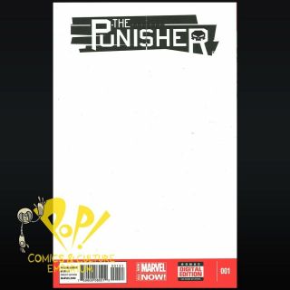 The Punisher 1 Blank Sketch Variant 1st Print Anmn Marvel Nm R167