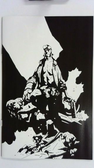 Hellboy Seed Of Destruction 1 9.  2 Nm,  - Comicspro B&w Varient - B