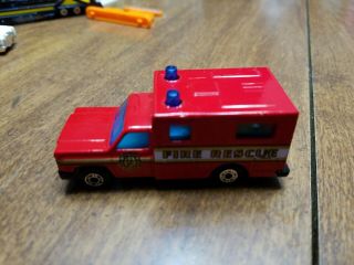 Vintage Matchbox MB25 1977 Chevy Ambulance Red RARE Fire Rescue NM 3