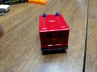 Vintage Matchbox MB25 1977 Chevy Ambulance Red RARE Fire Rescue NM 4