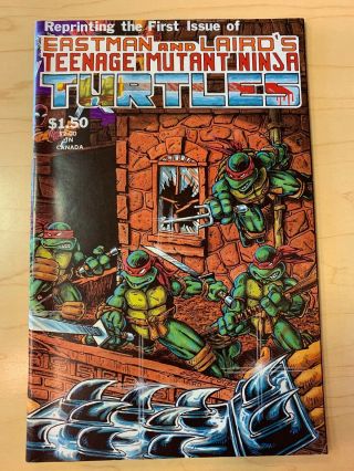 Teenage Mutant Ninja Turtles 1 Mirage Studios Reprint 1985 Eastman Laird
