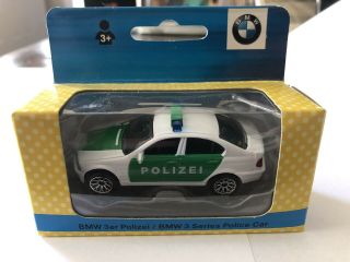 Matchbox Bmw 3 Series Police Polizei Car Dealer Exclusive In Window Box
