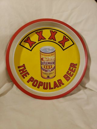 Vintage Xxxx Castlemaine Export Lager Beer Tray Beer Tray