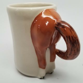 Happy Appy Valley Studio Yukee,  Fl Horse Butt Pottery Coffee Cup Mug