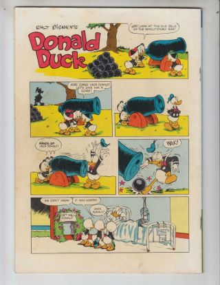 Donald Duck 32 VGF (5.  0) 11 - 12/53 Donald goes to Space Uncle Scrooge 2