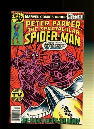 Peter Parker,  Spectacular Spider - Man 27 Fn/vf 7.  0 1 1st Miller Daredevil Art